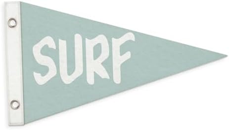 Surf Decor, Pray for Surf Pennant Felt Banners Flags by Unknown
