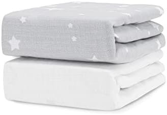 Newton Baby Fitted Crib Sheet 2-Pack, Organic Cotton by newton
