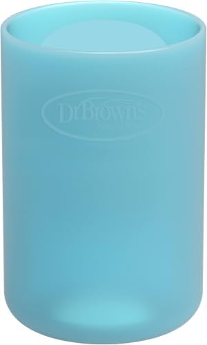 Dr. Brown's Options+ Narrow Glass Bottle Sleeve, 100% Silicone, 4 oz by DrBrowns
