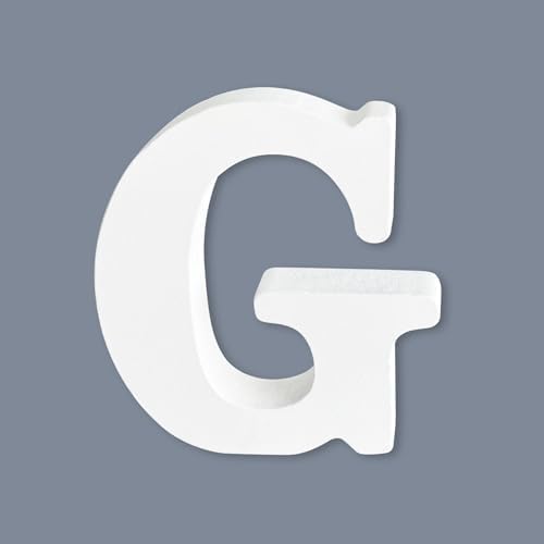 6 Inch Unfinished Wooden Letters by HANWER