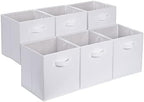 Amazon Basics Collapsible Fabric Storage Cubes Organizer by AmazonBasics