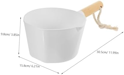 IMIKEYA Plastic Water Ladle Bath Ladle Dipper Spoons Bathroom Hair Washing - Image 2
