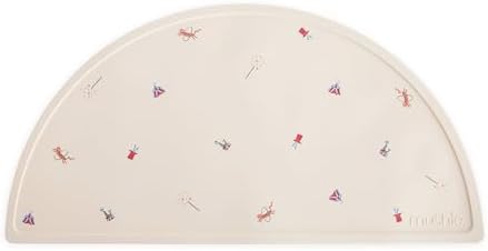 mushie Silicone Placemat for Kids | BPA-Free Non-Slip Design by mushie