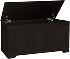 DINZI LVJ Storage Chest, Wooden Toy Box, Espresso 39.4" L by DINZILVJ