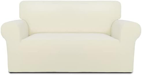 PureFit Stretch Loveseat Covers Fleece Couch Covers by PureFit