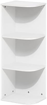 Furinno PASIR Book Shelf, 3-Tier Corner Bookshelf by Furinno-FitsYourSpaceFitsYourBudget