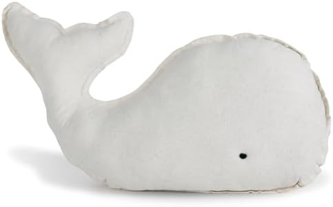 Marble Empire Whale Pillow Linen, Whale Throw Pillows by MarbleEmpire
