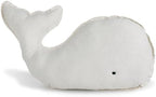 Marble Empire Whale Pillow Linen, Whale Throw Pillows by MarbleEmpire