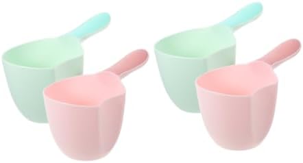 Cabilock 4pcs Plastic Water Ladle and Bath Scoop Set by cabilock