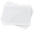100 Pack Clear Disposable Placemats Sticky Transparent Table Mat Tray Cover by Sawysine