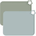 Moonkie Silicone Placemats for Baby & Kid, Stain-Proof Non-Slip Toddler Food by Moonkie