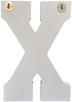 ABELOTS Large Wood Letter Distressed White Wash Alphabet Wall Décor Monogram - Image 4