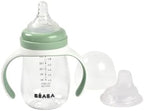 BEABA 2-in-1 Baby Bottle to Transition Sippy Cup, No Spill Sippy Cup, Includes by BEABAUSA