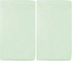 American Baby Company 100% Natural Cotton Fitted Cradle/Bassinet Sheet 36" x 18" by AmericanBabyCompany