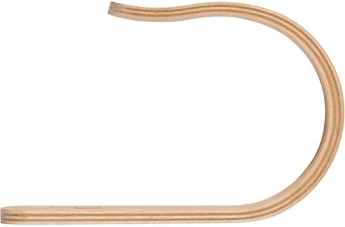 2 x Waveply Wood Curtain Holdbacks Plywood Drapery U Shaped Hook Tiebacks - Image 3