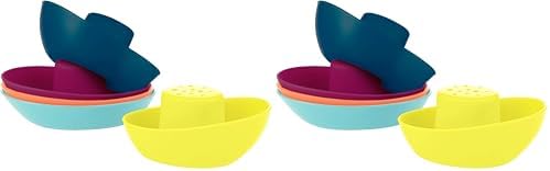 Boon Fleet Toddler Bath Tub Water Stacking Boat Toy Set by Boon