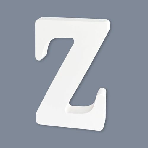 HANWER Wooden Letters, 6 Inch Standing Letters, Unfinished Wood Letters by HANWER