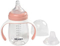 BEABA 2-in-1 Baby Bottle to Transition Sippy Cup, No Spill Sippy Cup, Includes by BEABAUSA