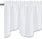 NICETOWN Pure White Curtain Valance - Image 2