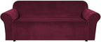 H.VERSAILTEX Stretch Velvet Sofa Covers by HVERSAILTEX