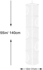 Hanging Stuffed Animal Storage Hammock Net 5 Tiers - Image 3