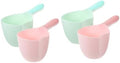4pcs Plastic Water Scoop Ladle for Bathing and Kitchen by pamingono