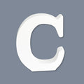 6 Inch Wooden Letters, Unfinished Wood Letters by HANWER