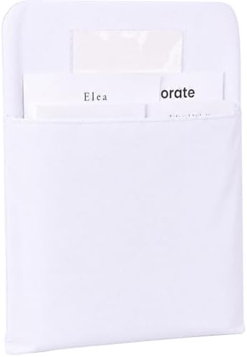 White Chair Pockets for Classroom 18 x 14 Inch Back Organizer Seat Pockets for by Unknown