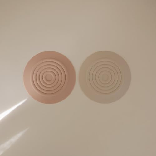 mushie Silicone Drain Stopper 2-Pack | 5.5 inch Diameter Bathtub Flat Suction - Image 3