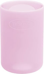 Dr. Brown's Options+ Narrow Glass Bottle Sleeve, 100% Silicone, 4 oz by DrBrowns