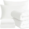 NTBAY Twin Microfiber Bed in a Bag, Comforter Set 5 Piece by NTBAY