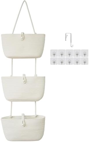 TeoKJ 3-Tier Hanging Baskets for Storage by TeoKJ