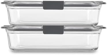 Rubbermaid Brilliance Glass Food Storage Containers, 8 Cup, Leak-Proof - Image 6