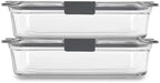 Rubbermaid Brilliance Glass Food Storage Containers, 8 Cup, Leak-Proof - Image 6