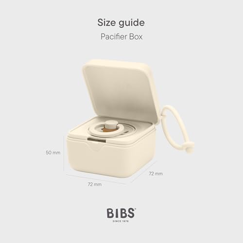 BIBS Pacifier Box with Loop for Storing & Carrying Soothers | 100% BPA Free - Image 2