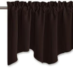 NICETOWN Blackout Coffee Valance - Image 3
