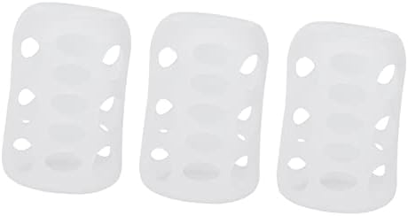 Toyvian 3pcs Silicone Bottle Sleeves Wide Mouth Scald Non Slip Protective by Toyvian
