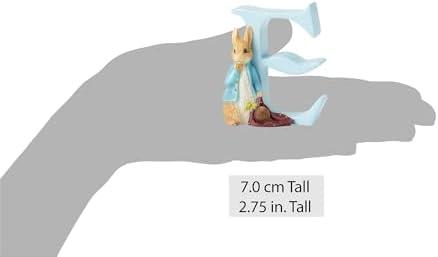 Enesco Beatrix Potter Alphabet Collection Letter E Peter Rabbit - Image 7