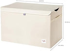 3 Sprouts Large Toy Chest, Lid and Handles, Collapsible Bin - Image 2