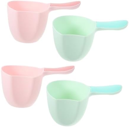 4pcs Plastic Water Scoop Cup by JECOMPRIS
