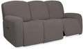 PureFit Super Stretch 3 Seats Recliner Sofa Couch Cover by PureFit
