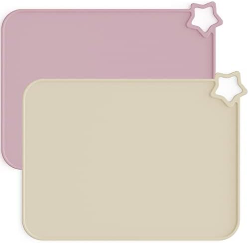 Moonkie Silicone Placemat for Babies: Toddler Table Mats for Self-Feeding by Moonkie