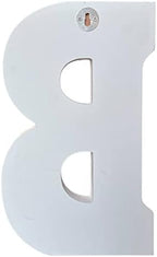 Large Wood Letter Distressed White Wash Alphabet Wall Décor Monogram Letter - Image 4