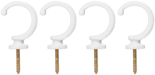 uxcell 4Pcs Curtain Holdback, Aluminum Alloy Wall Mounted Curtain Holders by uxcell
