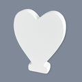 White 6 Inch Unfinished Wooden Letters by HANWER
