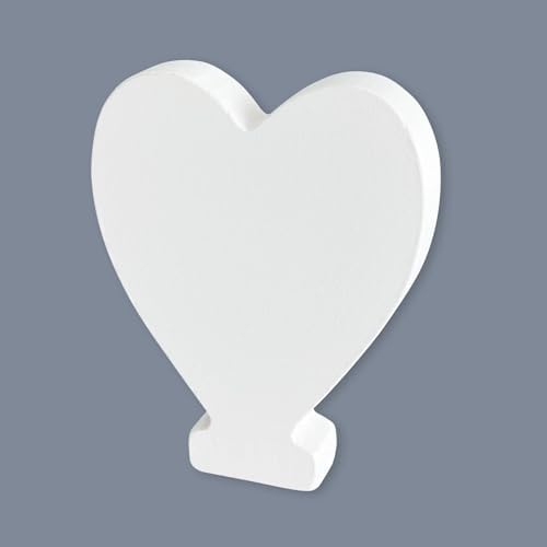 White 6 Inch Unfinished Wooden Letters by HANWER