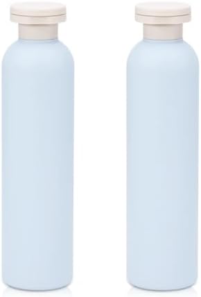8.8 oz Travel Shampoo Bottles, Refillable Flip Cap Squeeze Bottles by UMETASS