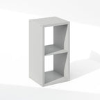 Furinno Cubic Extra Thick 2-Cube Closet Organizers and Storage, Light Grey - Image 7