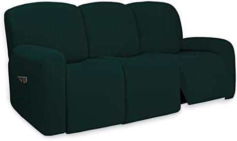 PureFit Super Stretch 3 Seats Recliner Sofa Couch Cover by PureFit