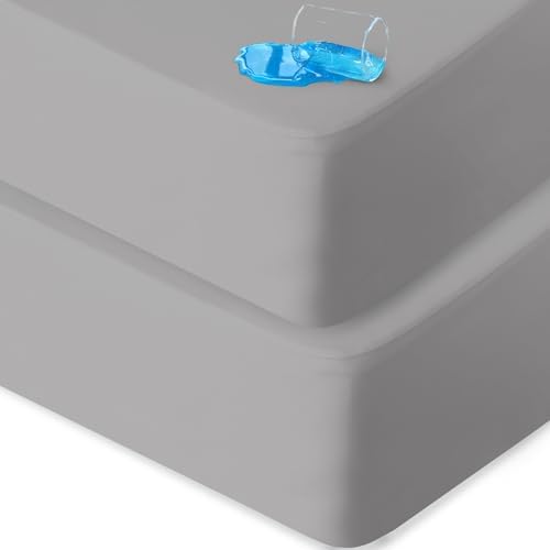 Mini Crib Sheets Waterproof 2 Pack by Bilobanbabybedding